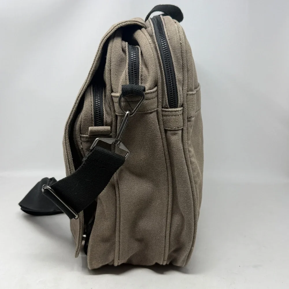 Think Geek Bag of Holding Brown Canvas Messenger Bag D&D Gaming Laptop Case